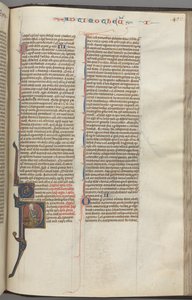 Fol. 456r, Timothée I, initiale historiée P, Paul assis - Unbekannt