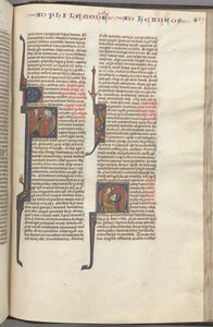 Fol. 459r, Philémon, initiale historiée P, Paul s
