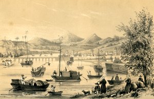 Foo Choo Foo, un des cinq ports ouverts par le dernier traité au commerce britannique, 1847