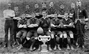Équipe de football du 1er régiment Royal Scots Lothian, 1896