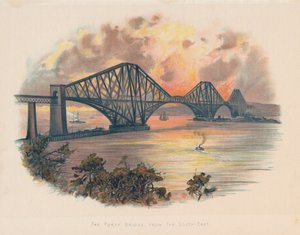 Pont ferroviaire de Forth depuis le sud-est, Écosse