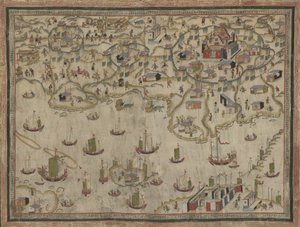 Forts Zeelandia et Provintia et la ville de Tainan, XIXe siècle - Unbekannt