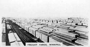 Chantiers de fret, Winnipeg, Manitoba, Canada, vers 1920 - Unbekannt