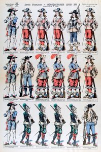 Armée française, mousquetaires de Louis XIII, 17e siècle 19e siècle - Unbekannt
