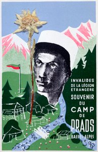 Carte postale de la Légion étrangère française, XXe siècle