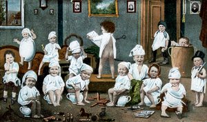 Carte postale française, vers 1900
