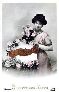 Carte postale française, vers 1900