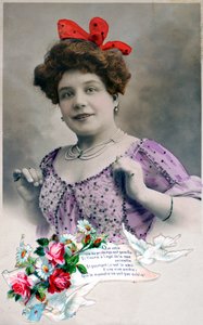 Carte postale française, vers 1900