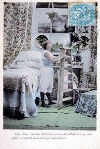 Carte postale française, vers 1900