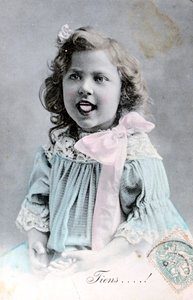 Carte postale française, vers 1900