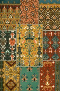 Peinture de tapis de la Renaissance française, 1898
