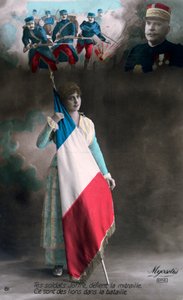 Carte postale française de la Première Guerre mondiale, 1914-1918