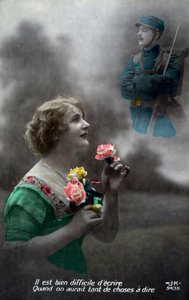 Carte postale française de la Première Guerre mondiale, 1914-1918 - Unbekannt