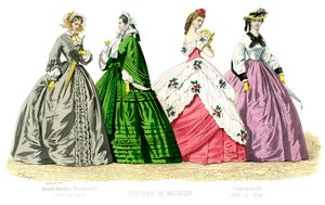 Costume français : Deuxième République, Napoléon III, 1882