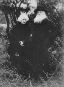Le sculpteur français Auguste Rodin photographié dans le parc de sa villa à Meudon, 1916, 1939