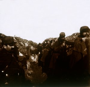Soldats français dans les tranchées, Vermelles, Nord de la France, c1914-c1918