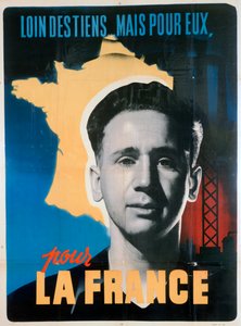 Affiche de travail volontaire français