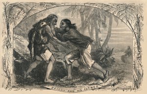Vendredi et son père, vers 1870