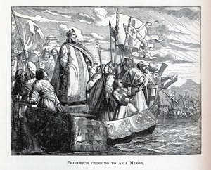 Friedrich traversant en Asie Mineure, 1882