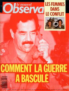 Couverture de Le Nouvel Observateur, février 1991