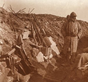 Ligne de front, Vauquois, nord de la France, vers 1914-1918 - Unbekannt