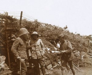 Ligne de front vers Monastir, Serbie, vers 1916