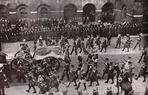Procession funéraire du roi Édouard VII, Whitehall, Londres, 20 mai 1910