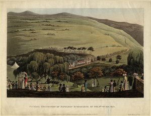 Procession funéraire de Napoléon Bonaparte le 9 mai 1821, 1828 - Unbekannt