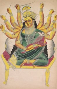 Ganesha-Janani, mère de Ganesh, années 1800