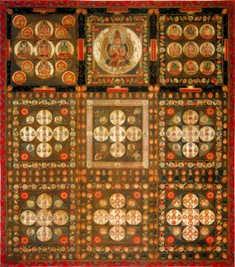Garbhadhatu Mandala, VIIIe-IXe siècle