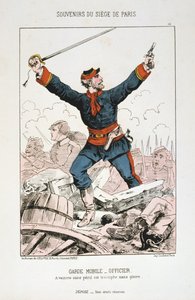 Garde Mobile - Officier, Siège de Paris, 1870-1871