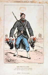 Garde Mobile de la Seine, Siège de Paris - Unbekannt