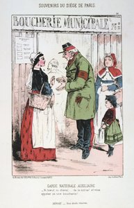 Garde Nationale Auxiliaire, Siège de Paris, Guerre franco-prussienne, 1870-1871