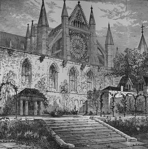 Jardin de la maison Ashburnham, 1890