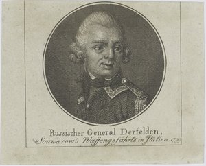 Général Otto Wilhelm Derfelden 1737-1819, vers 1800 - Unbekannt