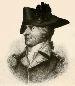 Général Philemon Dickinson, montrant un manteau à coupe haute