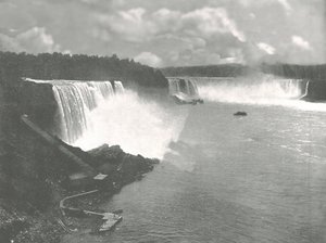 Vue générale des chutes du Niagara, 1895