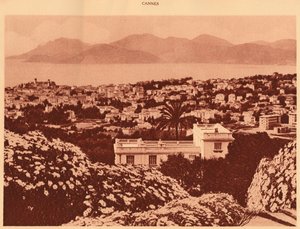 Vue générale prise de Pezou, Cannes, 1930 - Unbekannt