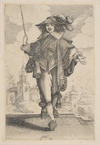 Gentleman tenant une cravache, 1629 - Unbekannt
