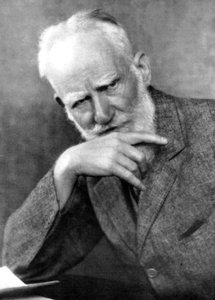 George Bernard Shaw 1856-1950, auteur irlandais, début du 20ème siècle