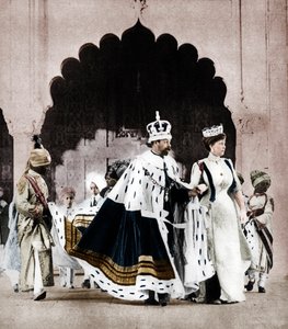 George V et la reine Mary à Delhi, Inde, 1911