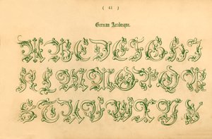 Arabesque allemande, 1862