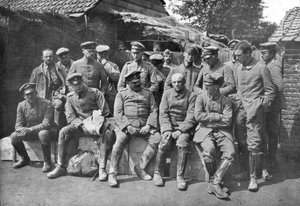 Prisonniers de guerre allemands, Ypres, Belgique, 1914
