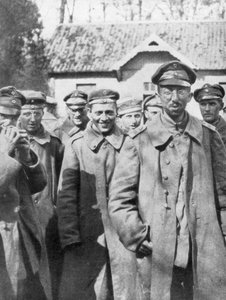 Prisonniers allemands capturés le 18 avril 1918, France