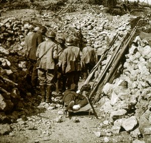 Blessés allemands, vers 1914-1918