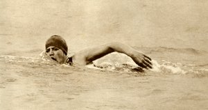 Gertrude Ederle, première femme à traverser la Manche à la nage, 1926, 1935 - Unbekannt