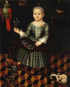 Fille avec perroquet