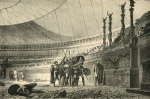 Les gladiateurs saluant l