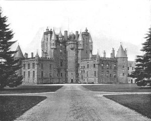 Château de Glamis, Forfar, Écosse, 1894