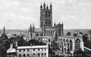 Cathédrale de Gloucester, Gloucester, Gloucestershire, début du 20ème siècle